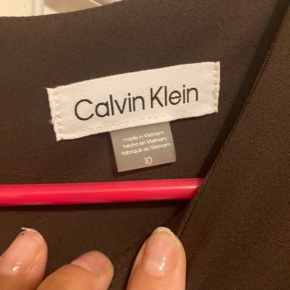 Fall 2925 Brown Calvin Kline dress - Picture 2 of 7